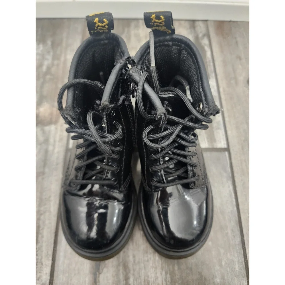 Dr Martens 1460 T Pascal Side Zipper Boots Toddler Size  7 US